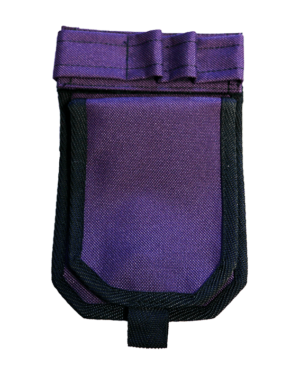 Lila hoitajatasku ilman ID-koteloa