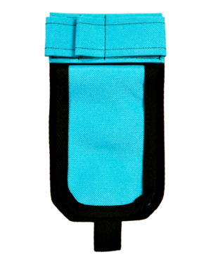 Turkoosi hoitajatasku ilman ID-koteloa